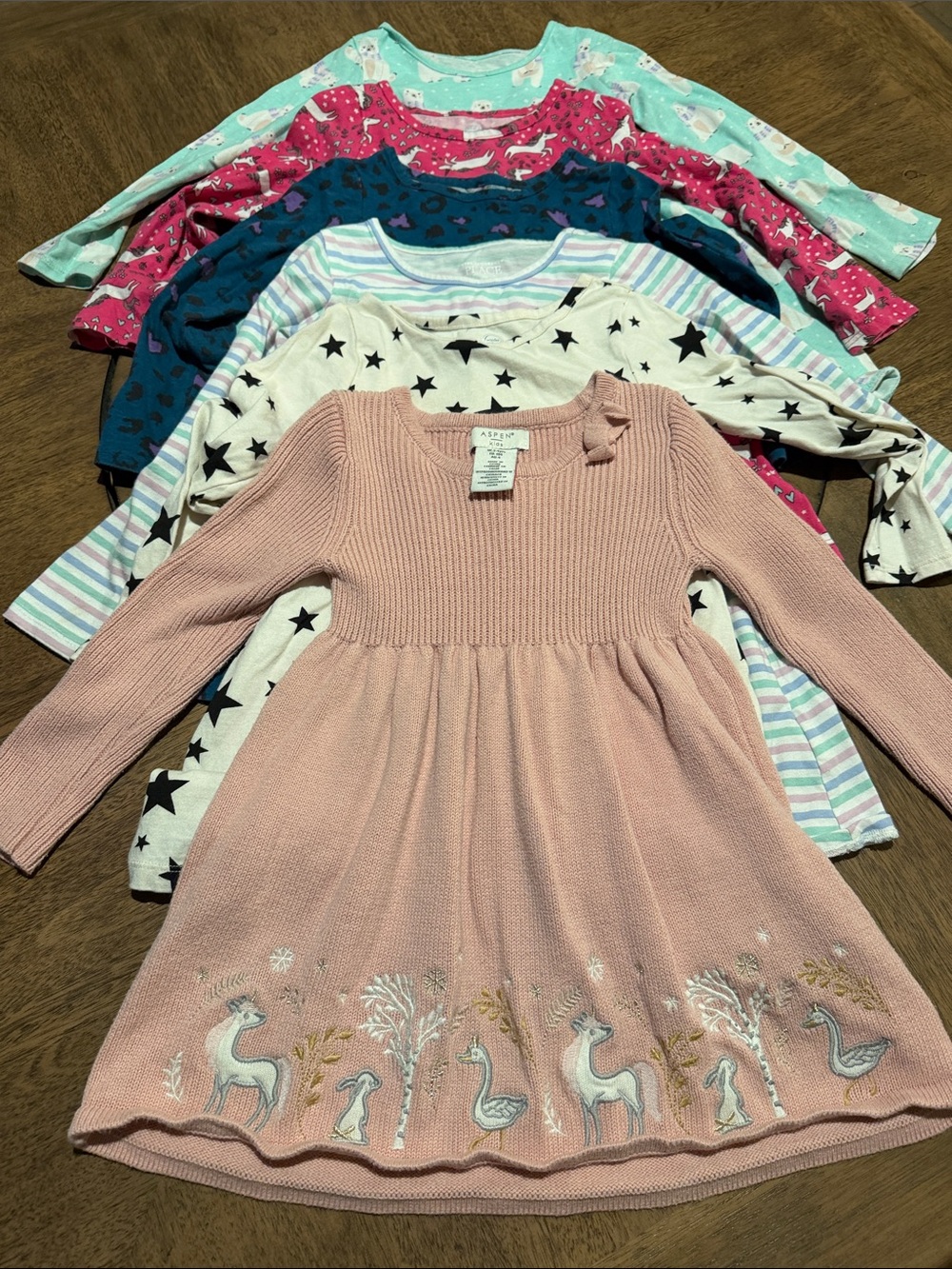 Bundle of 6 Girls Dress size 4T